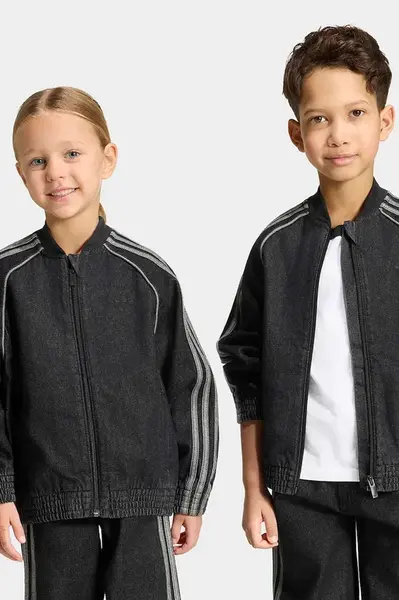 adidas Originals  bomber dětský džínový