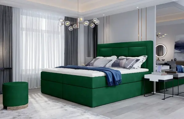 Boxspring Vivre Rozměr: 140 x 200 cm, látka: Kronos 19