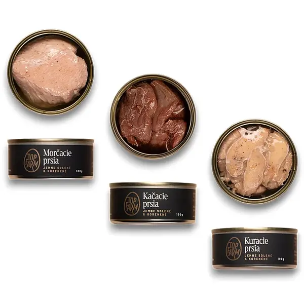 Prsia jemne solené a korenené - 6 x 100g