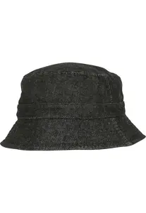 Denim Bucket Hat černo/šedá
