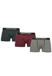 Urban Classics Boxerky  béžová / tmavozelená / čerešňová / čierna