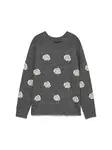 VERO MODA Sveter 'VMDOFFY'  krémová / grafitová