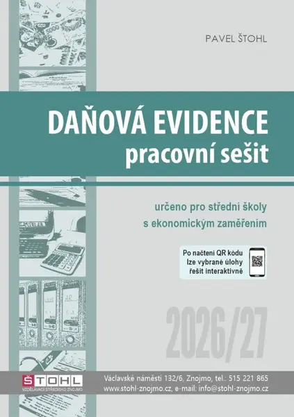 Daňová evidence - pracovní sešit 2026/27 - Pavel Štohl