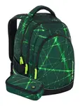 Školský set Bagmaster DIGITAL 22 B Set Gray/Green