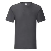 Grey Iconic Combed Cotton T-shirt Fruit of the Loom