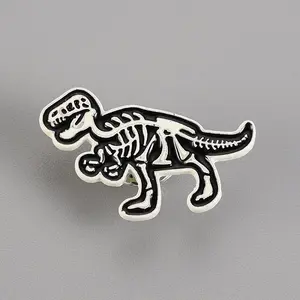 Spray Painted Alloy Brooches