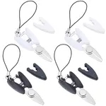 6Pcs 2 Colors Mini Stainless Steel Scissors