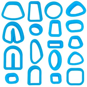 1 Set Plastic Clay Molds