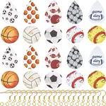 Sport Ball Theme Leather Dangle Earring DIY Making Kit