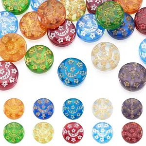 20Pcs Transparent Handmade Lampwork Beads