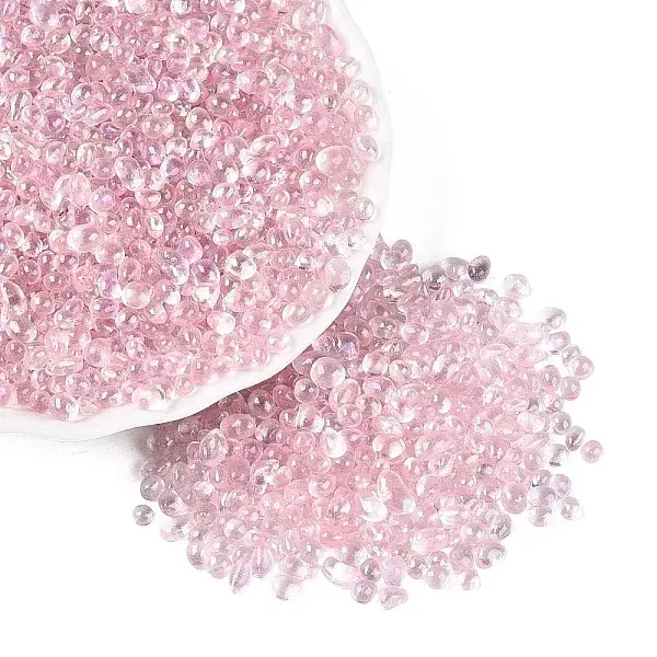 Transparent Electroplate Glass Beads