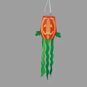 Polyester Halloween Theme Pumpkin Windsock Flag