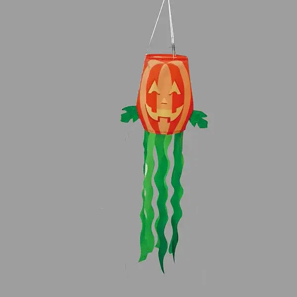 Polyester Halloween Theme Pumpkin Windsock Flag