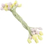 12Pcs 2 Styles Cloth Double-head Tulip Ornament Accessories