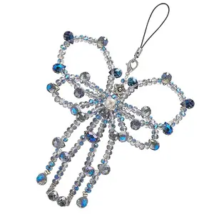 1Pc Glass Mobile Straps