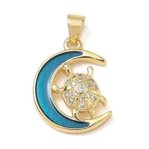 Brass Enamel Pendants