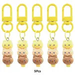 5Pcs Bear Resin Pendant Decorations