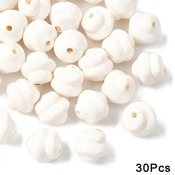 30Pcs Opaque Acrylic Beads