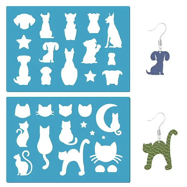 Acrylic Earring Handwork Template