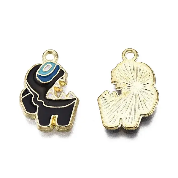 Alloy Enamel Pendants