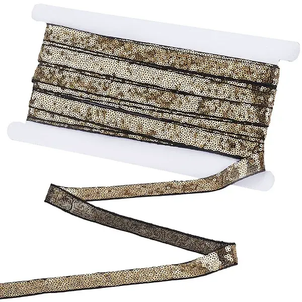 10 Yards Polyester Paillette Ribbon