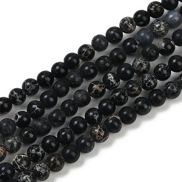 Dyed Natural Regalite/Imperial Jasper/Sea Sediment Jasper Beads Strands