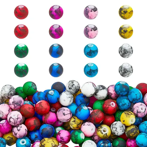 Baking Paint Glass Beads