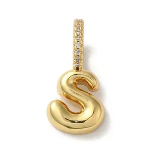 Brass Micro Pave Cubic Zirconia Pendants