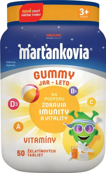 Marťankovia gummy Jar-Leto 50ks