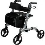 REHAFUND RF-620/S chodítko 4-kolesové pre seniorov LIZBONA PREMIUM sivé