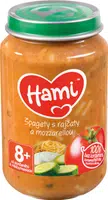 Hami príkrm Špagety s paradajkami a mozzarellou