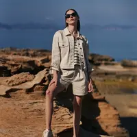 Marisse Women's Shorts L-Sh-4304 L.Beige