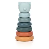 Drevená skladačka FreeON - modrý macko