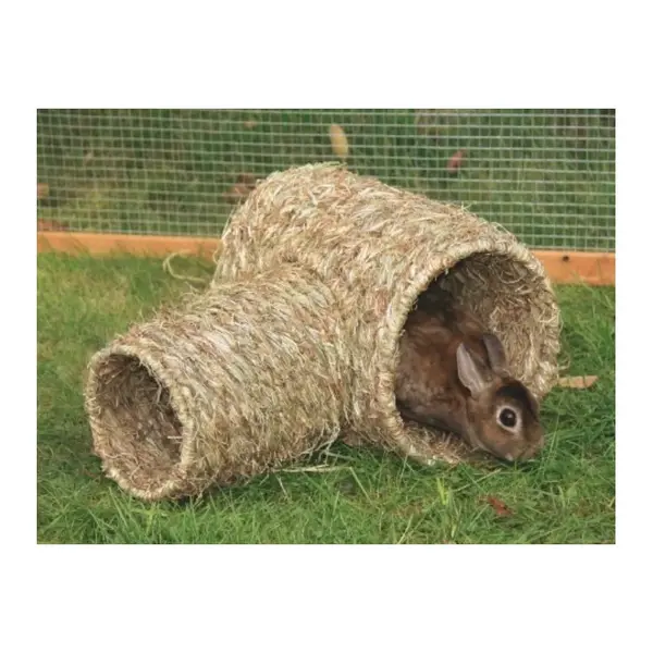 Tunel pre hlodavce z trávy