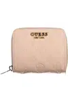 Light pink ladies patterned wallet Guess La Femme Small - Women