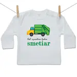 Boodyy Tričko s dlhým rukávom Keď vyrastiem budem smetiar 98 (2-3 roky)