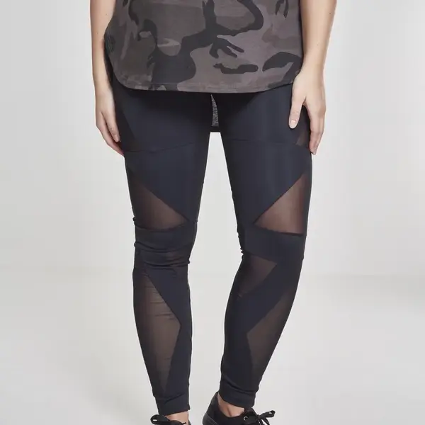 Dámské legíny Triangle Tech Mesh blk/blk