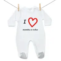 Boodyy Overal I love mamku a ocka 80 (9-12 mesiacov)