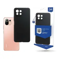 Matné puzdro pre Xiaomi Mi 11 Lite 5G/Mi 11 Lite 4G - Čierna H20794
