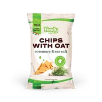 Foody free Chips ovsené s morskou soľou a rozmarínom
