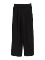 TOM TAILOR DENIM Plisované nohavice  čierna