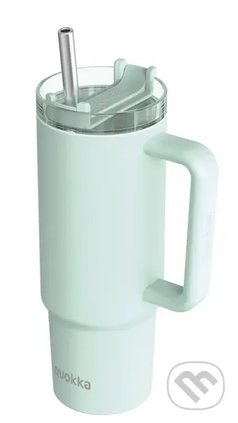 Nerezový termohrnček so slamkou Stream Turquoise 950 ml