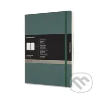 Moleskine - zápisník Professional (tmavo zelený) (veľký, linajkovaný, elastické zatváranie)