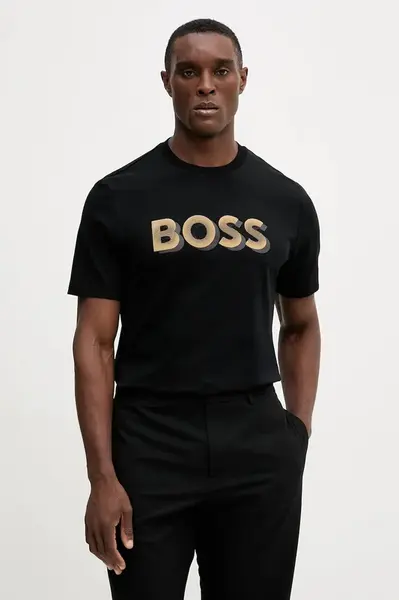 Bavlněné tričko BOSS H-Thompson 656