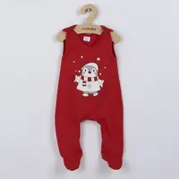 Dojčenské bavlnené dupačky New Baby Winter Penguin 80 (9-12m)