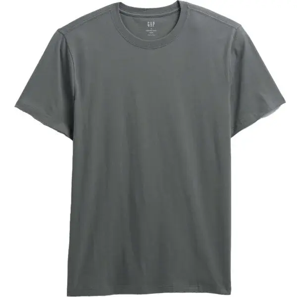 GAP V-EVERYDAY SOFT CREW - SOLID Unisex tričko, tmavo sivá, veľkosť
