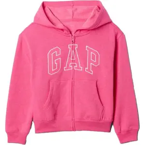 GAP V-BAS HERITAGE FZ Dívčí mikina, růžová, velikost