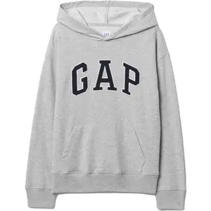 GAP V-FRCH FT BAS HERITAGE LOGO PO Chlapecká mikina, šedá, velikost