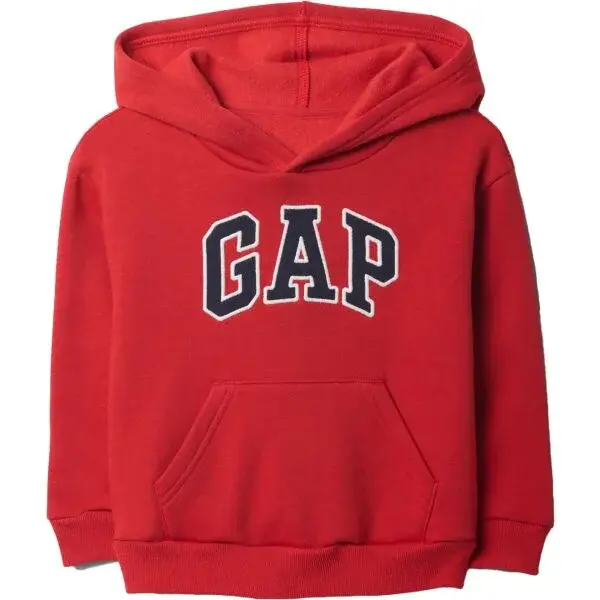 GAP V-LOGO PO Dětská mikina, červená, velikost 2Y