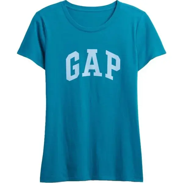 GAP V-SS LOGO CLASSIC TEE Dámské tričko, tyrkysová, velikost